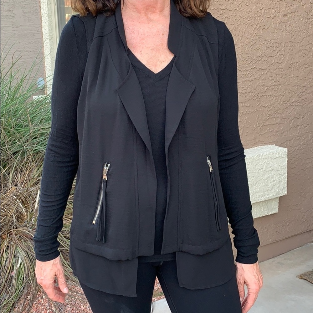 Chico’s Black Dressy Vest